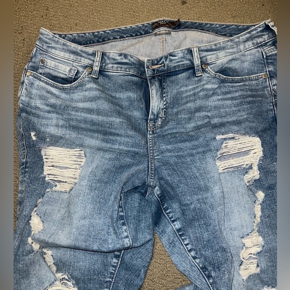TORRID SZ 18 Crop boyfriend vintage stretch - Picture 5 of 7